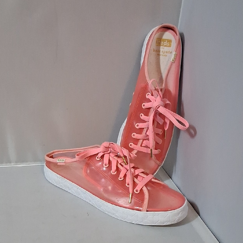 kate spade Keds slip on pink sneakers